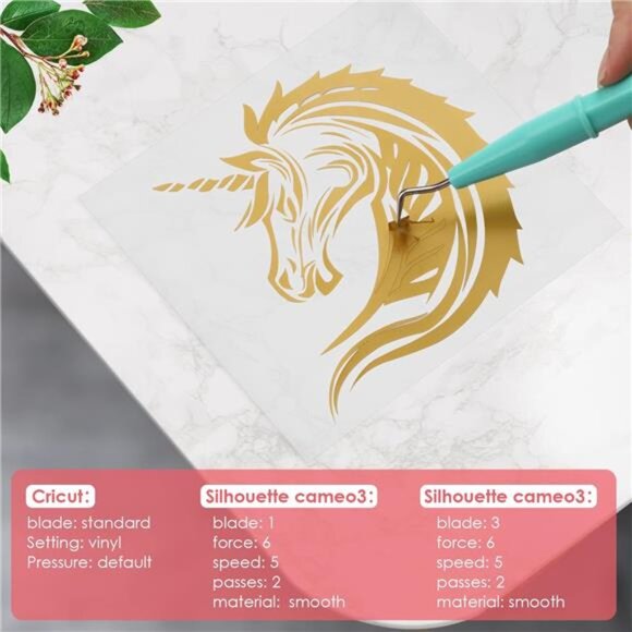 Permanent Vinyl for Cutting Machine-100 Pack 12 "x12 Adhesive Vinyl Sheets Set - Picture 5 of 8